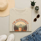 I am outdoorsy patio – Adventure Graphic Badge Art T-Shirt