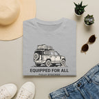 Equipped for all fully stocked – Adventure Graphic Line Art T-Shirt