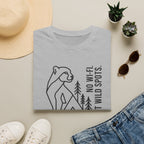 No wifi just wild spots tent – Adventure Graphic Line Art T-Shirt