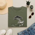Oceans edge coastal life – Adventure Graphic Line Art T-Shirt