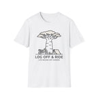 Log off and ride – Adventure Graphic Line Art T-Shirt