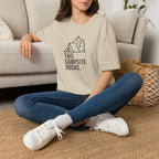 This camp site rocks – Adventure Graphic Line Art T-Shirt