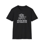 Overland tortoise – Adventure Graphic Line Art T-Shirt