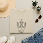 Lake it or leave it – Adventure Graphic Line Art T-Shirt