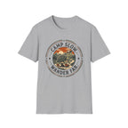 Camp slow wander far tortoise – Adventure Graphic Badge Art T-Shirt