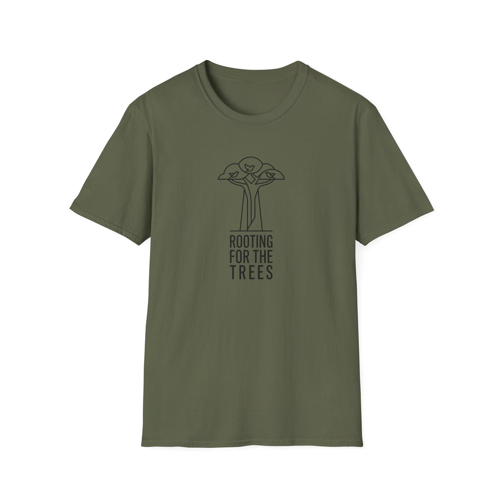 Rooting for trees – Adventure Graphic Line Art T-Shirt