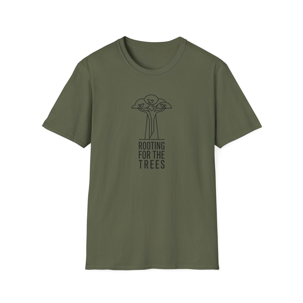 Rooting for trees – Adventure Graphic Line Art T-Shirt