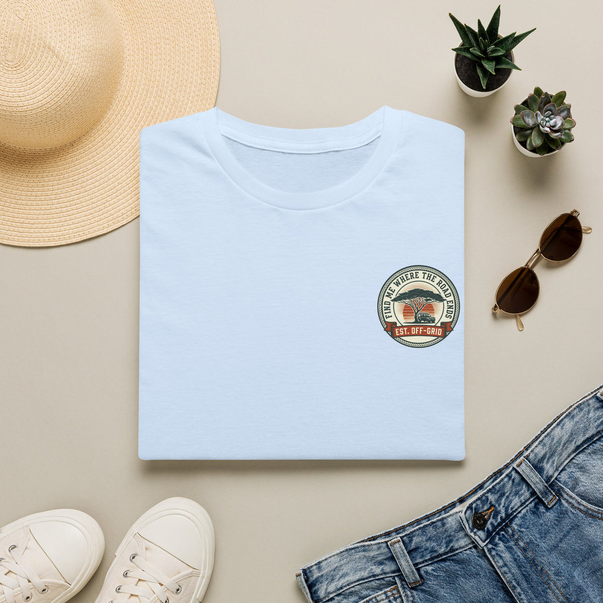 Find me where the road ends – Adventure Graphic T-Shirt