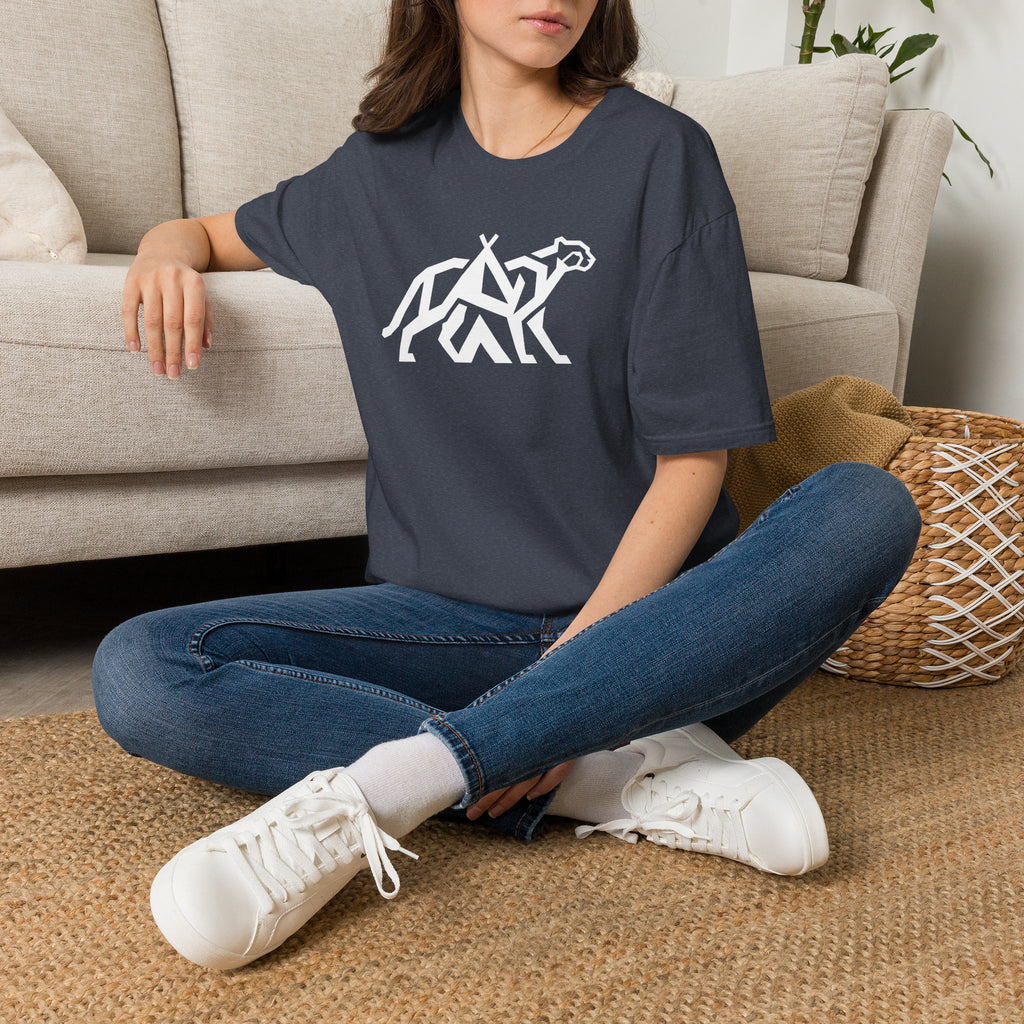 Cheetah tent infused – Adventure Graphic Line Art T-Shirt