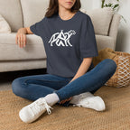 Cheetah tent infused – Adventure Graphic Line Art T-Shirt