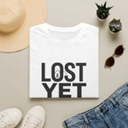 Lost Yet Found Text T-Shirt