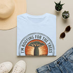 I am rooting for trees baobab – Adventure Graphic Badge Art T-Shirt
