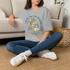 T-Shirt — I Hike for the Snacks Graphic Tee (Backpack Raccoon)
