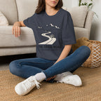 The open road – Adventure Graphic Line Art T-Shirt