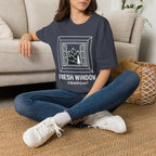 Fresh window – Adventure Graphic Line Art T-Shirt