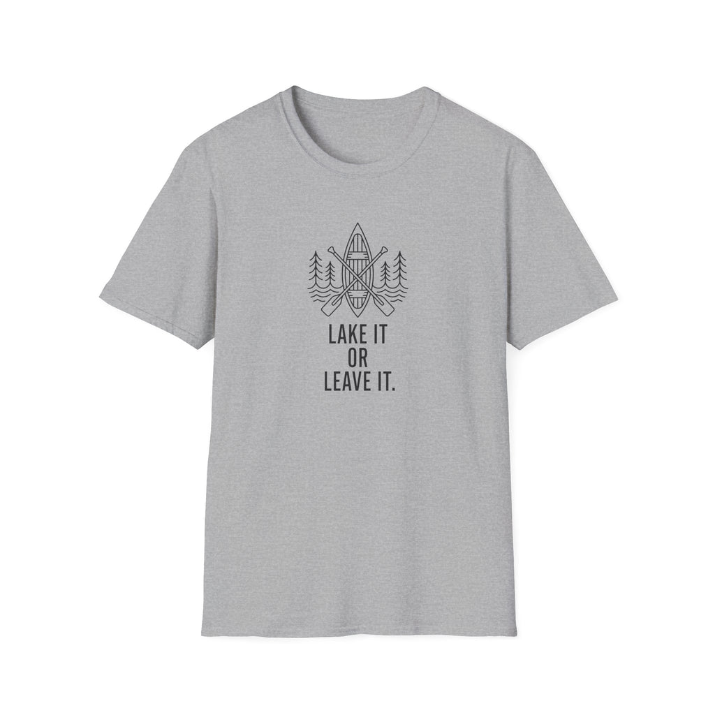 Lake it or leave it – Adventure Graphic Line Art T-Shirt