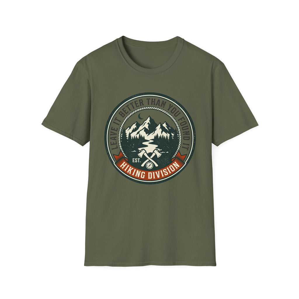 Leave it better – Adventure Graphic Badge T-Shirt
