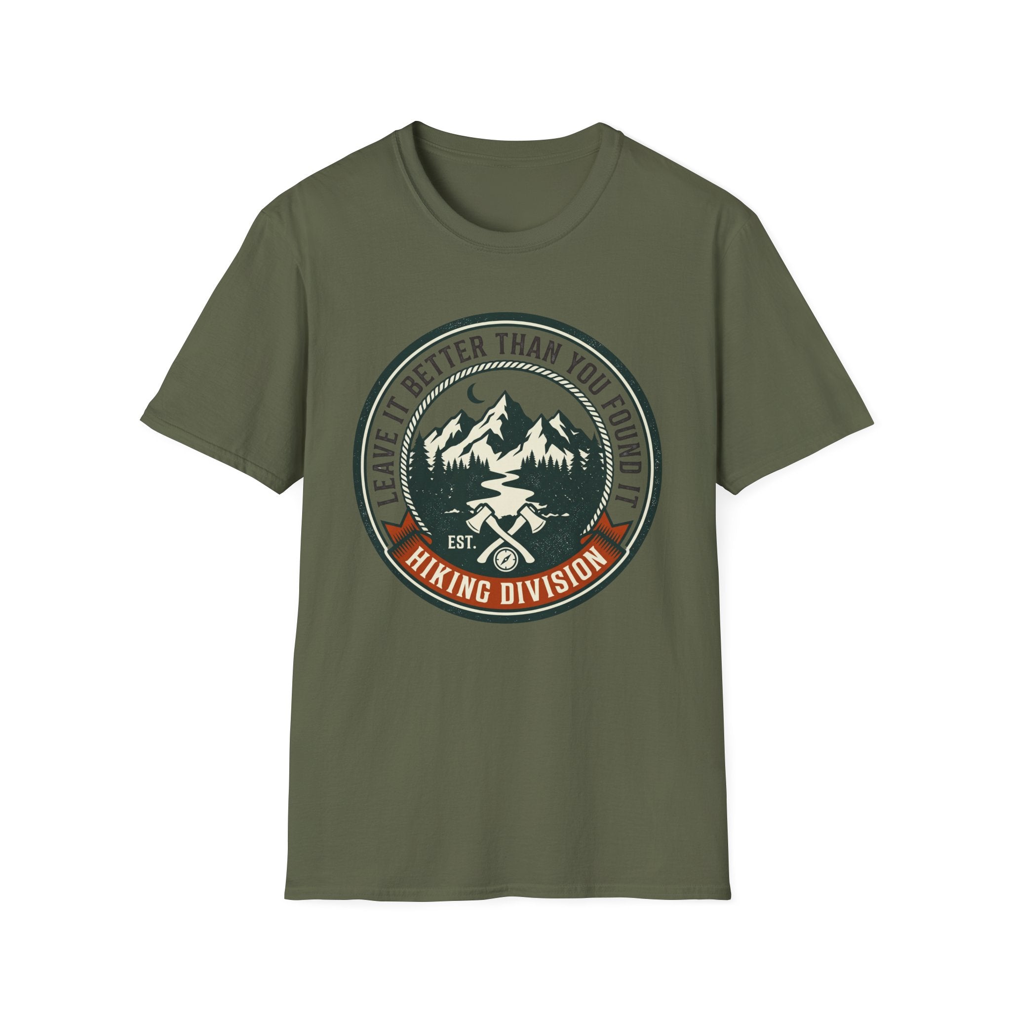 Leave it better – Adventure Graphic Badge T-Shirt