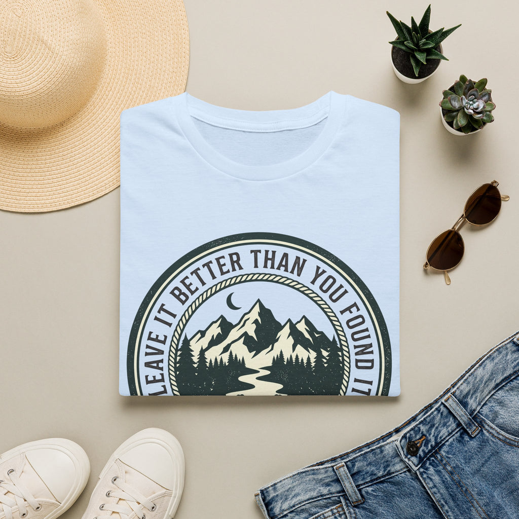 Leave it better – Adventure Graphic Badge T-Shirt