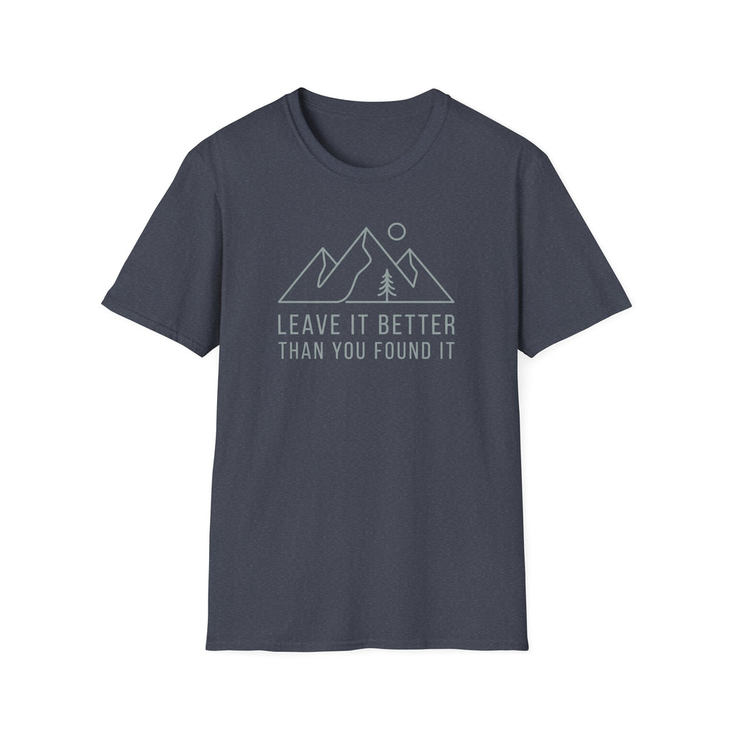 Leave it better line art – Adventure Graphic T-Shirt