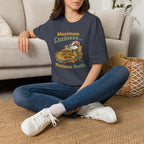 Maximum coziness badger – Adventure Graphic Cartoon Art T-Shirt