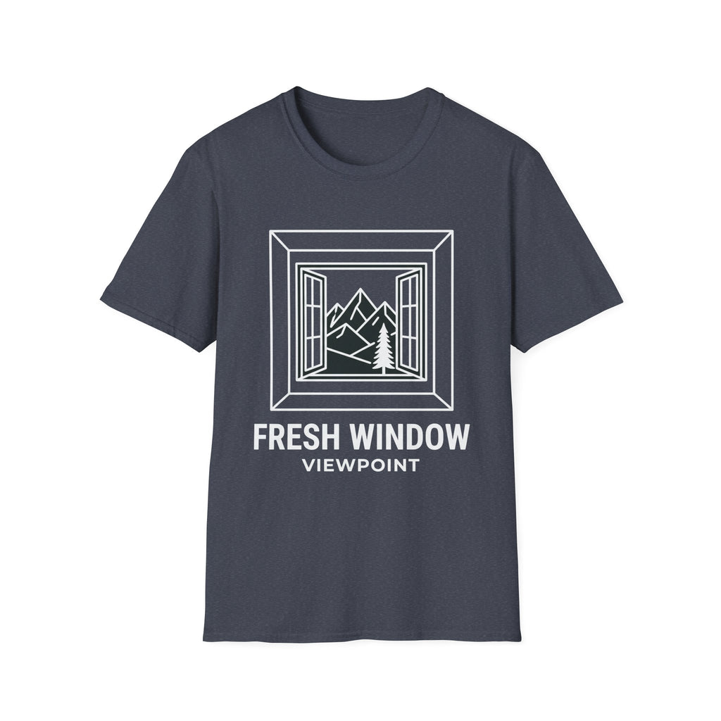 Fresh window – Adventure Graphic Line Art T-Shirt