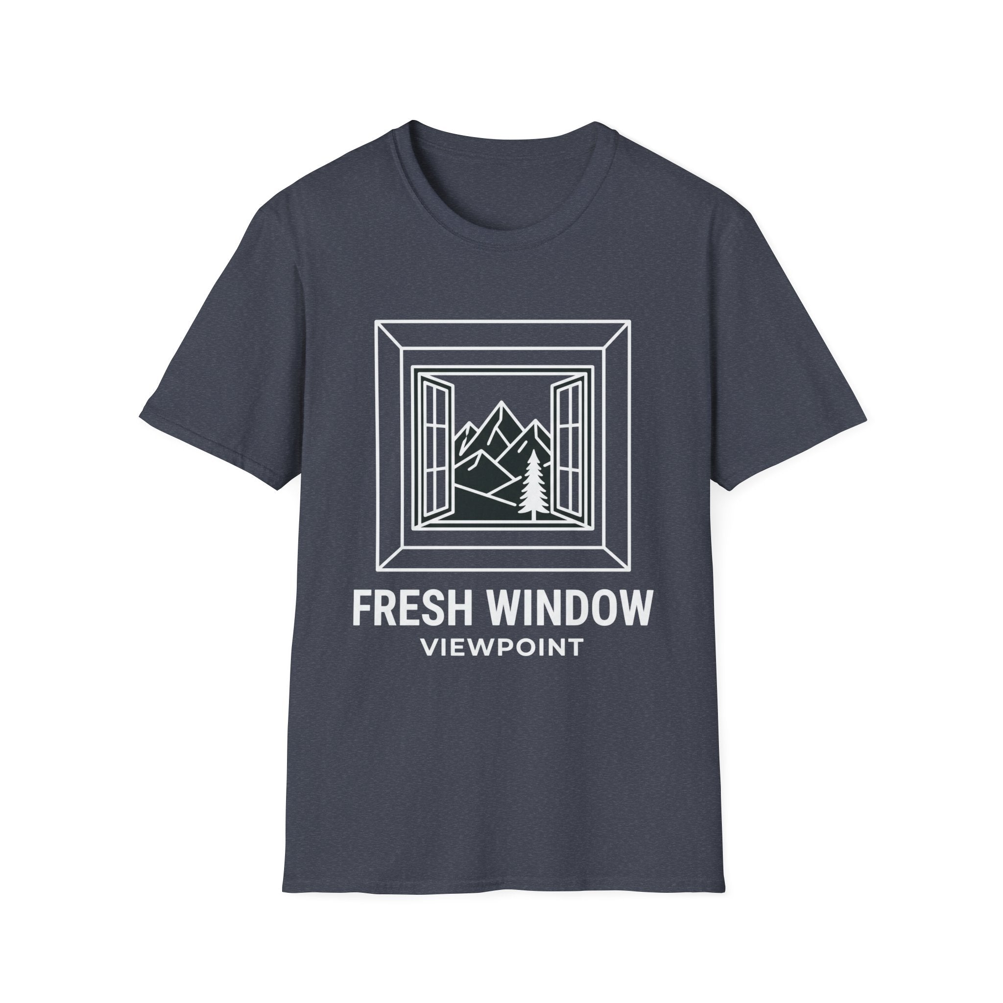 Fresh window – Adventure Graphic Line Art T-Shirt