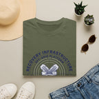 Recovery gear – Adventure Graphic Blue Print T-Shirt