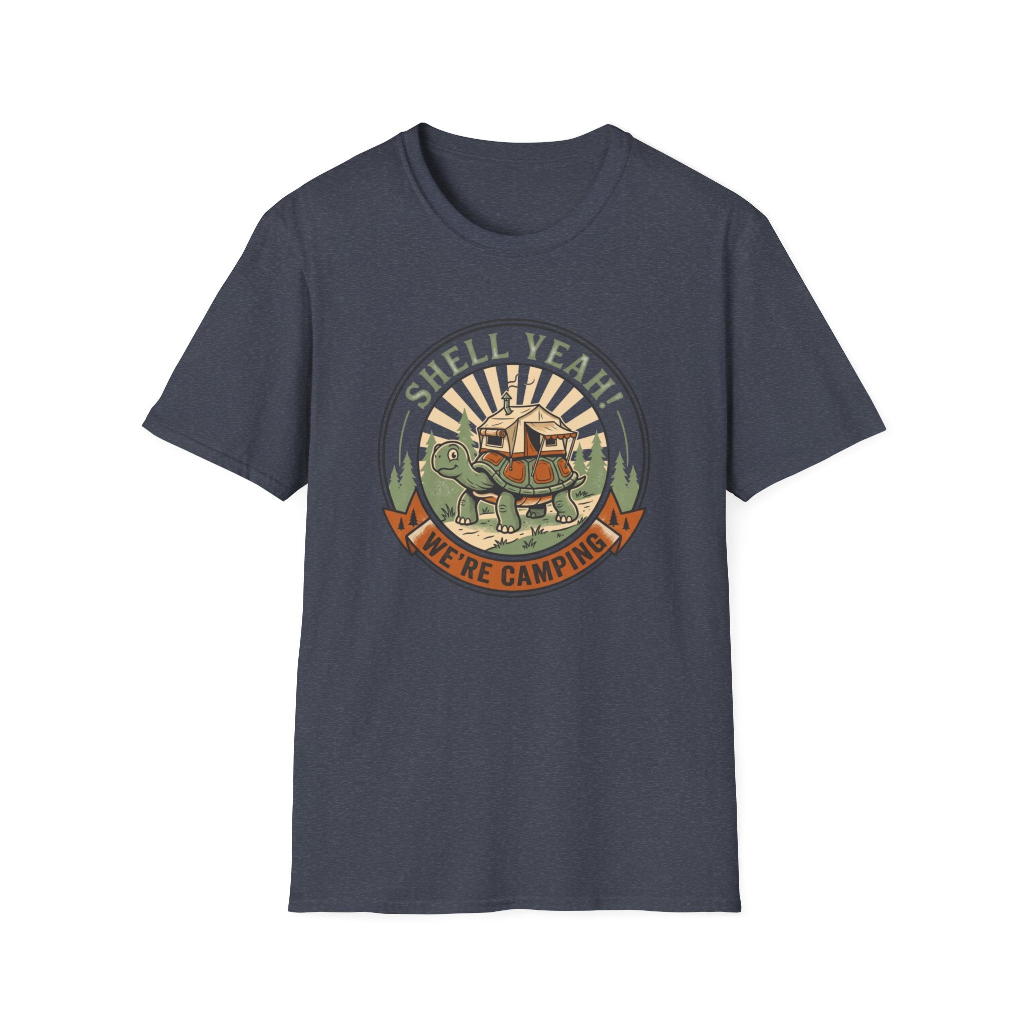 Shell yeah overland tortoise – Adventure Graphic Badge Art T-Shirt