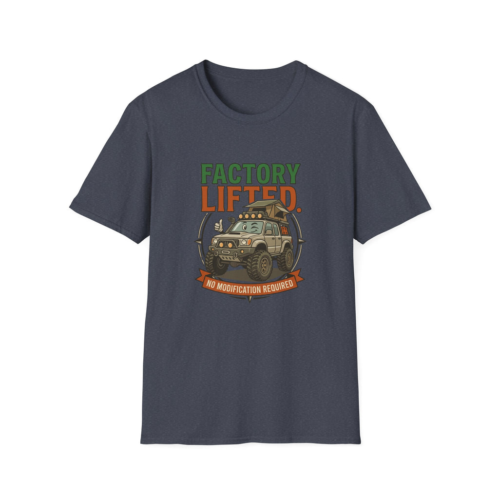 Factory lifted 4x4 – Adventure Graphic Cartoon Art T-Shirt