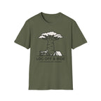Log off and ride – Adventure Graphic Line Art T-Shirt