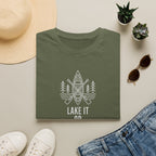 Lake it or leave it – Adventure Graphic Line Art T-Shirt