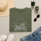 Find your way out bike – Adventure Graphic Line Art T-Shirt