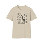 No wifi just wild spots tent – Adventure Graphic Line Art T-Shirt