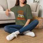 Emotionally supported by campfires T-SHIRT