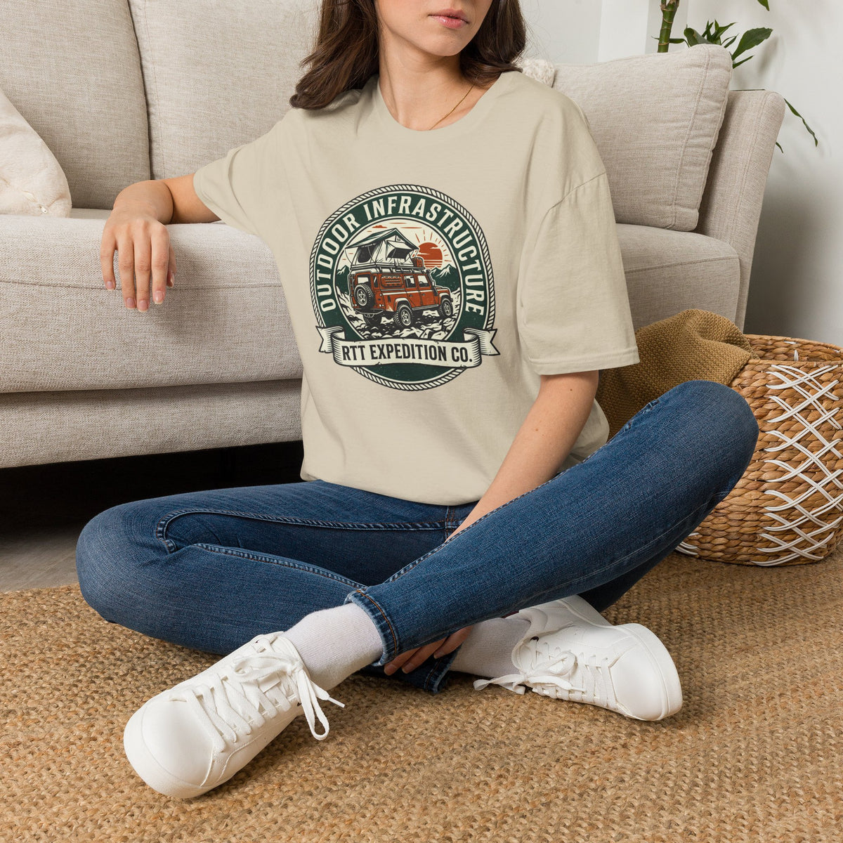 Outdoor infrastructure – Adventure Graphic Badge T-Shirt
