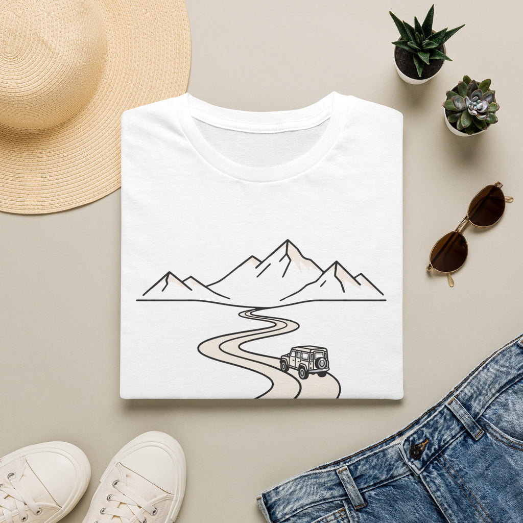 The open road – Adventure Graphic Line Art T-Shirt