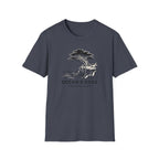 Oceans edge coastal life – Adventure Graphic Line Art T-Shirt