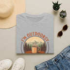 I am outdoorsy patio – Adventure Graphic Badge Art T-Shirt