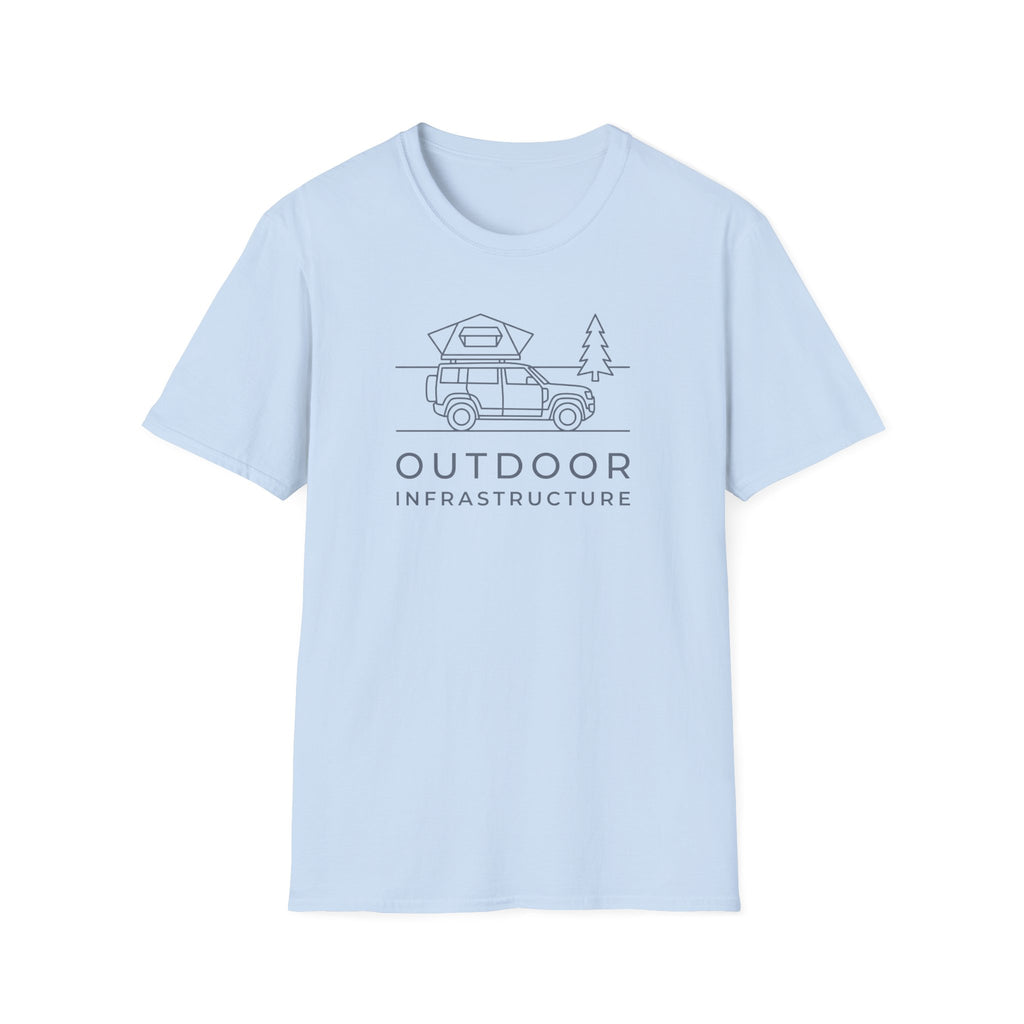 Outdoor infrastructure – Adventure Graphic Line Art T-Shirt