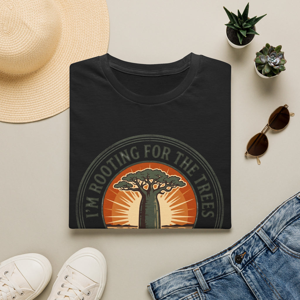 I am rooting for trees baobab – Adventure Graphic Badge Art T-Shirt