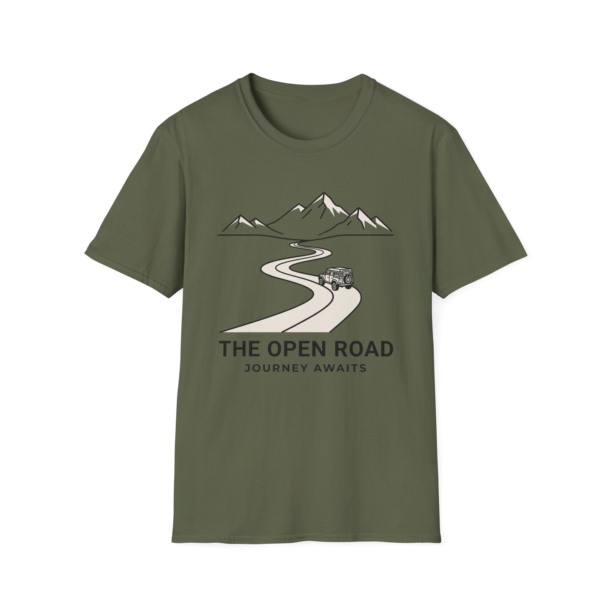 The open road – Adventure Graphic Line Art T-Shirt