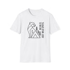 No wifi just wild spots tent – Adventure Graphic Line Art T-Shirt