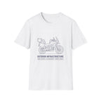 Outdoor infrastructure bike - – Adventure Graphic Blue Print T-Shirt