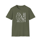No wifi just wild spots tent – Adventure Graphic Line Art T-Shirt