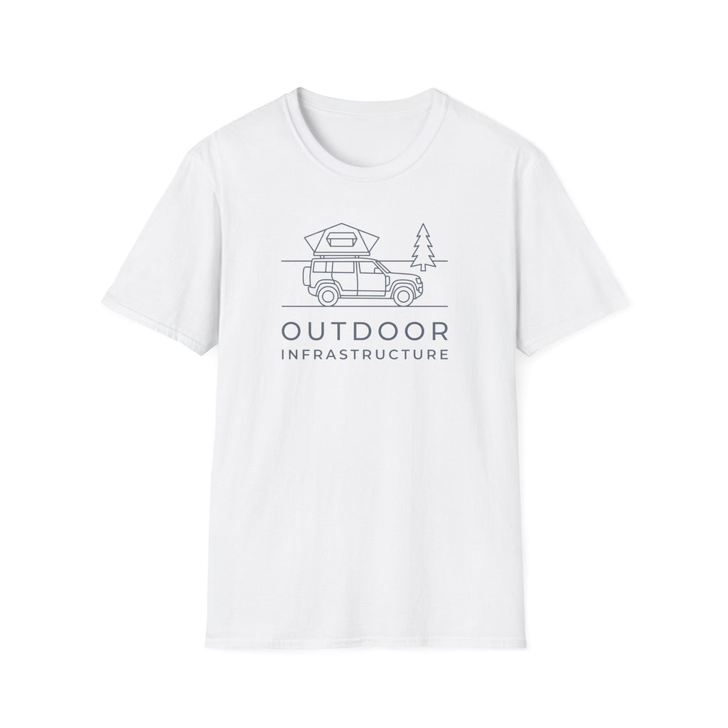 Outdoor infrastructure – Adventure Graphic Line Art T-Shirt