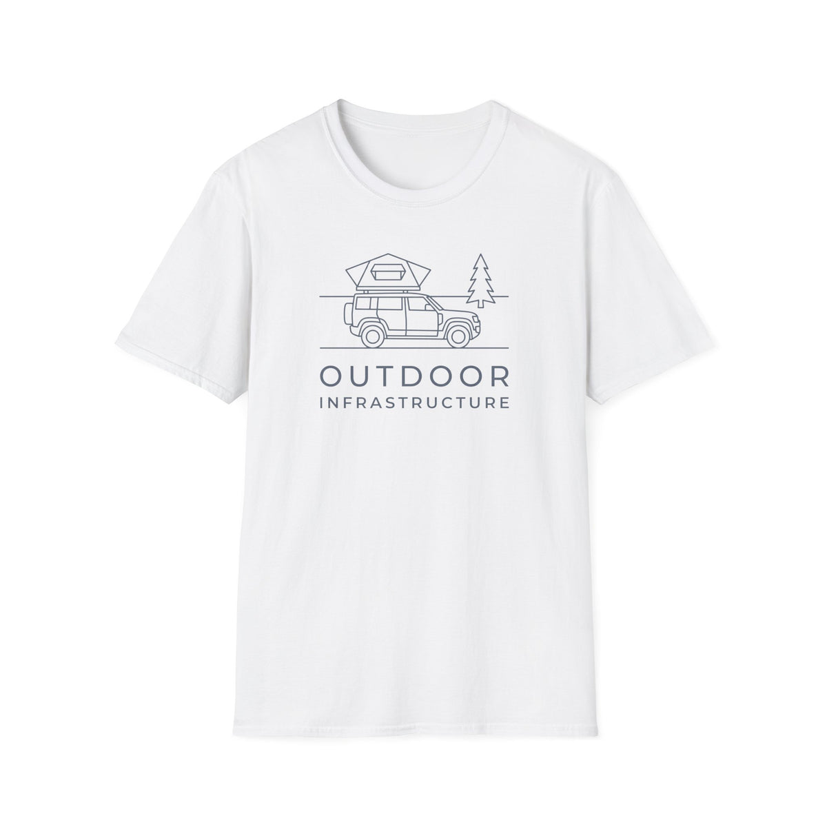 Outdoor infrastructure – Adventure Graphic Line Art T-Shirt