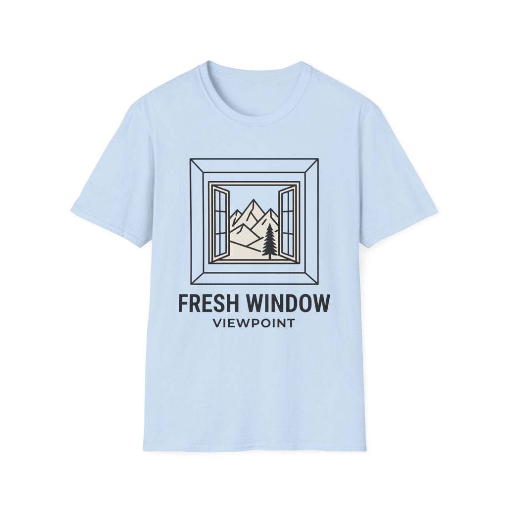 Fresh window – Adventure Graphic Line Art T-Shirt