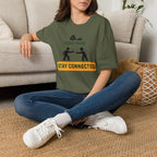 Drive there stay connected – Adventure Graphic Art T-Shirt