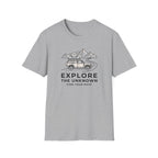 Explore the unknown find your path – Adventure Graphic Line Art T-Shirt